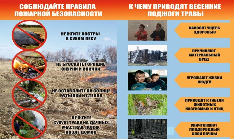 Весна считается самым пожароопасным сезоном